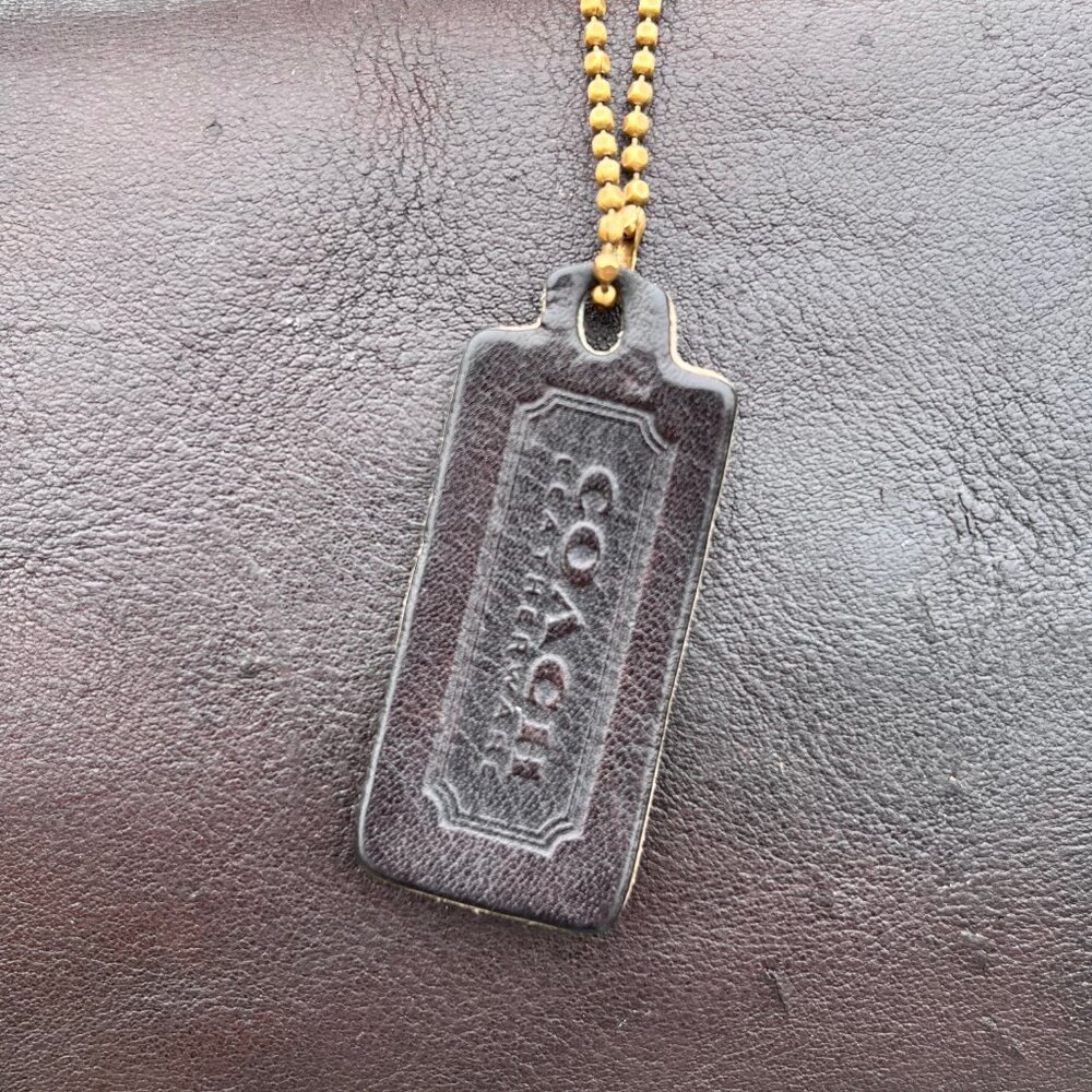 Vintage NYC Coach Swag Bag #9520 - Picture 7 of 16